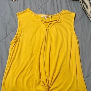 yellow tank